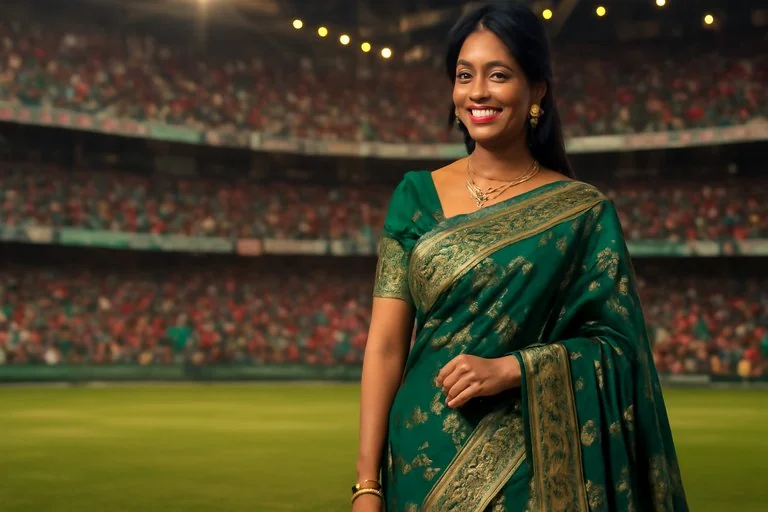 dhoni88 রাতের ক্রিকেট স্টেডিয়াম দৃশ্য